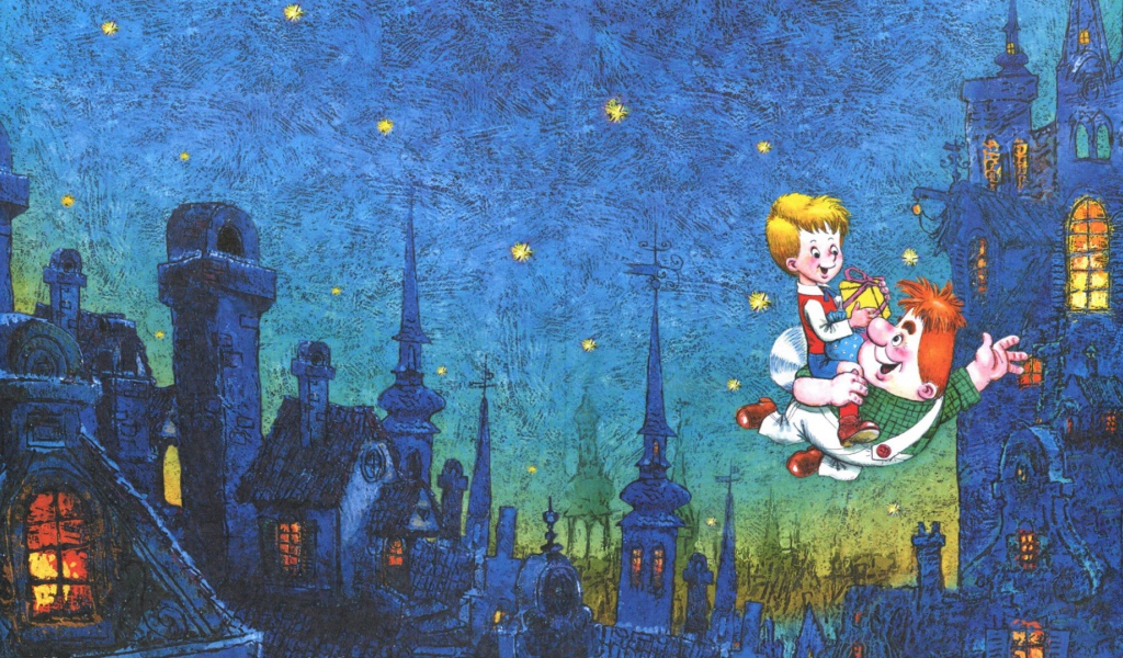 Мультфильм Малыш и Карлсон