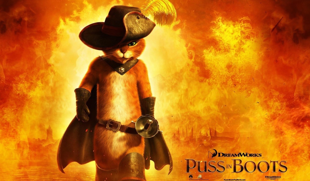 Постер мультфильма Кот в сапогах