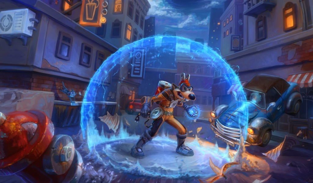 Злодей Мегавольт из мультфильма