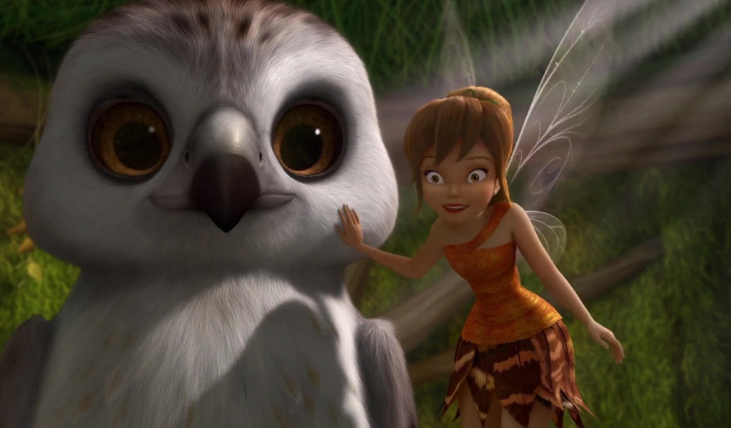 Девочка фея с совой