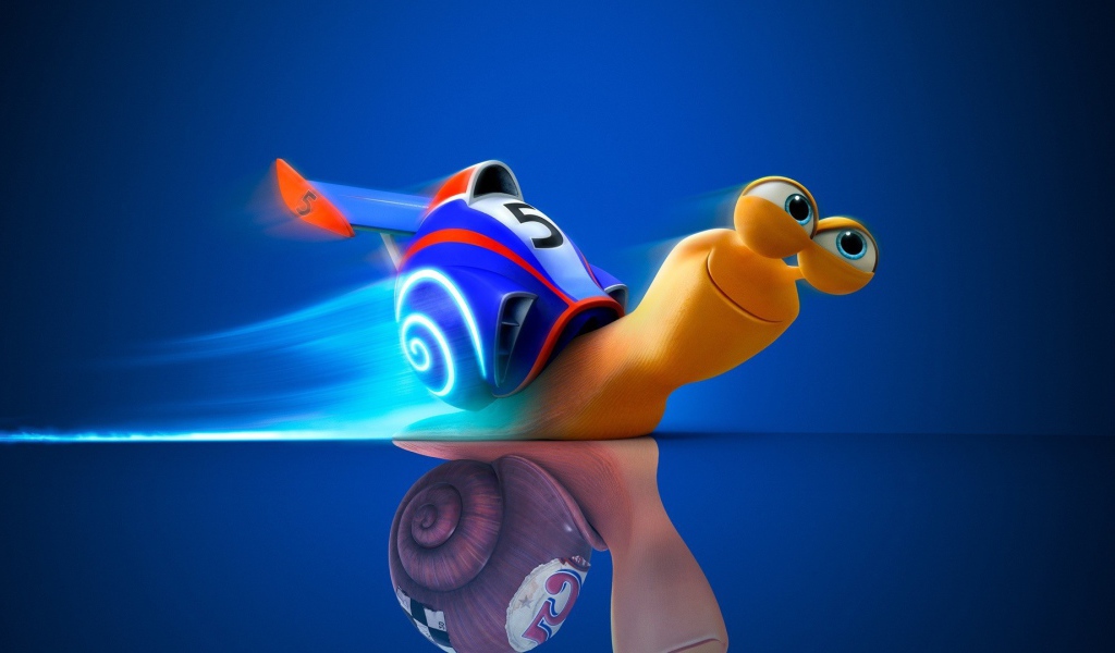 Быстрая улитка из мультфильма