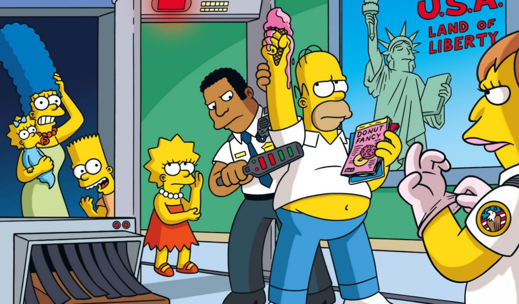 Гомера Симпсона обыскивают