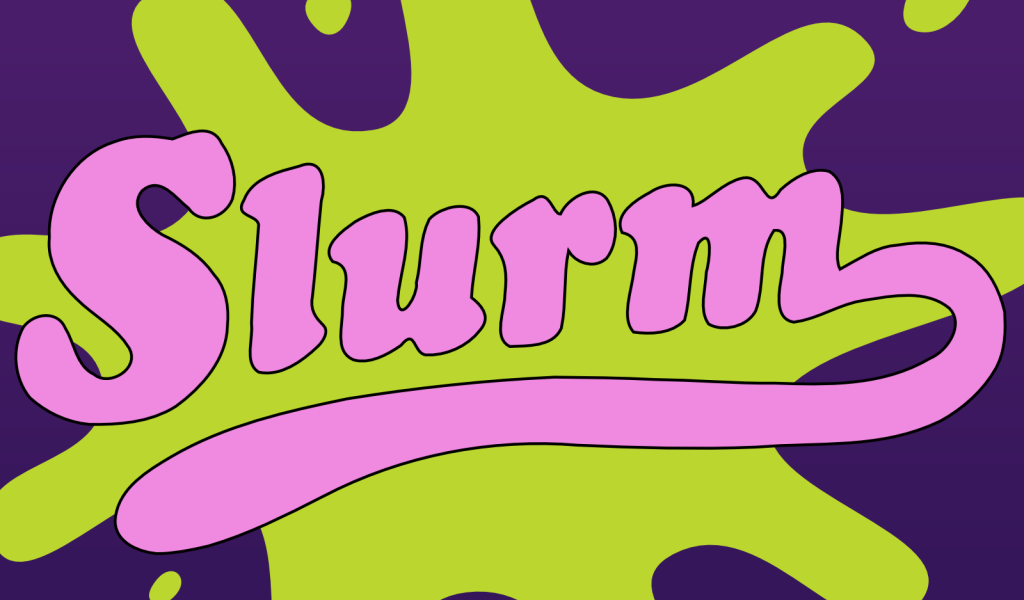 Логотип напитка Слерм, Футурама