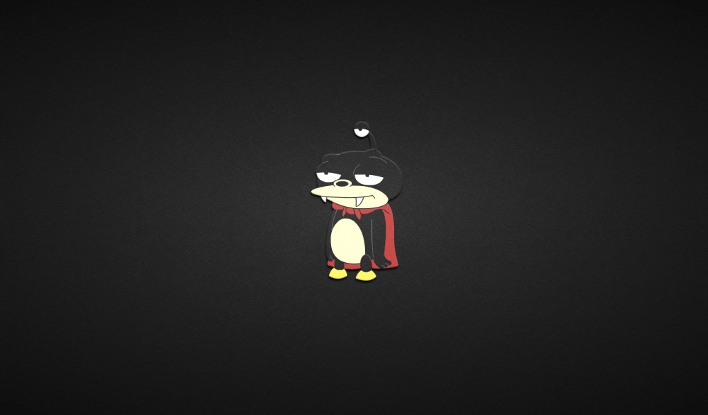 Ниблер на черном фоне, Футурама