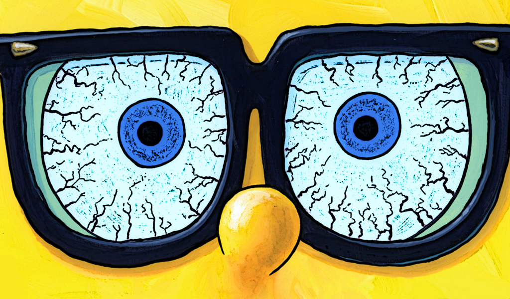 Обиженные глаза Спанч-Боба