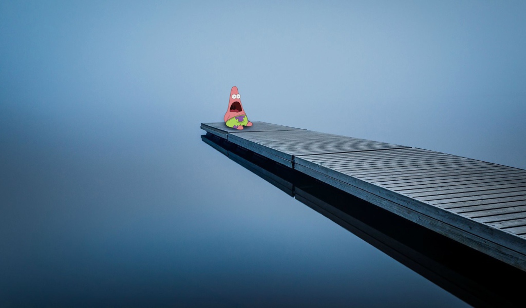 Патрик на причале, Спанч Боб