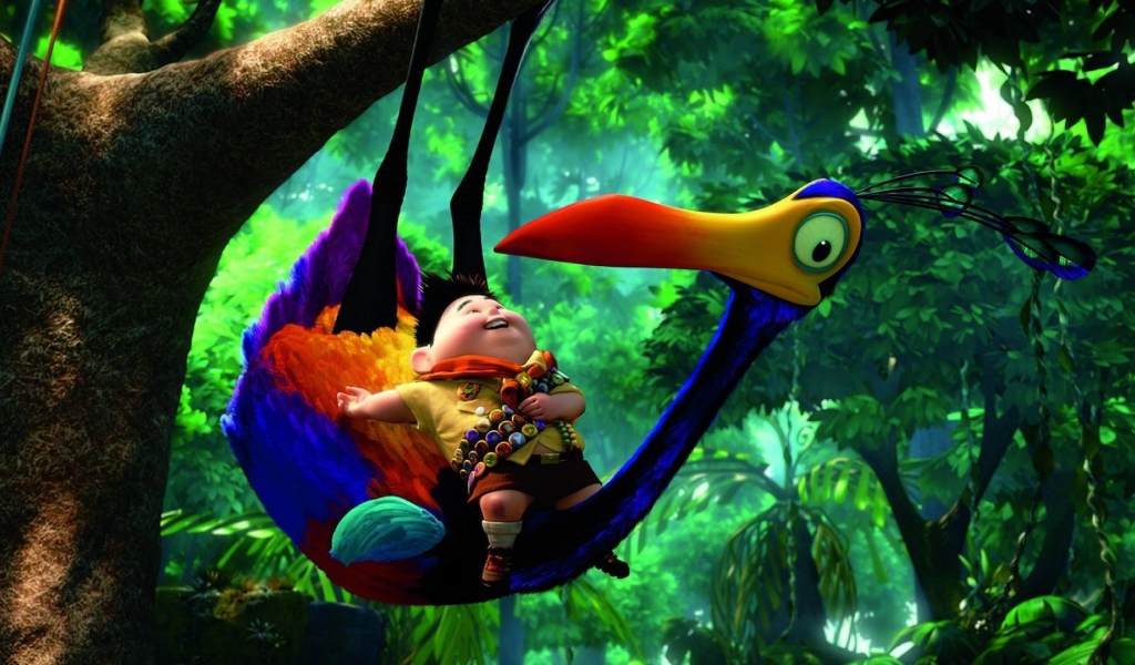 Скаут на птице, мультфильм