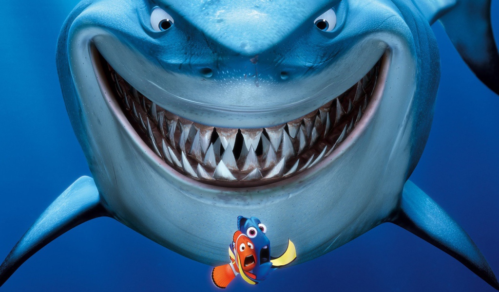 Акула из мультфильма В поисках Немо