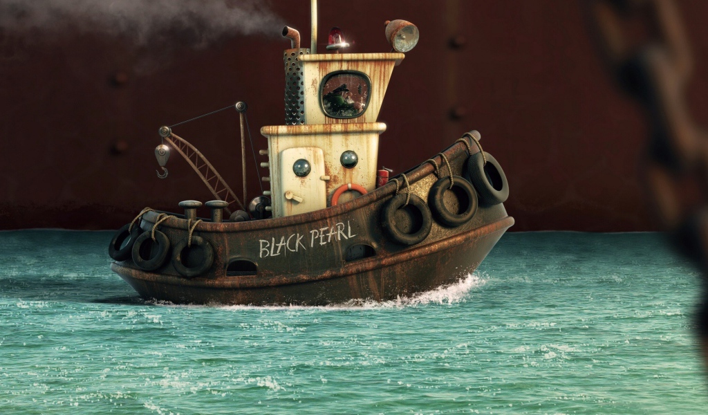 Корабль Черная жемчужина, мультфильм