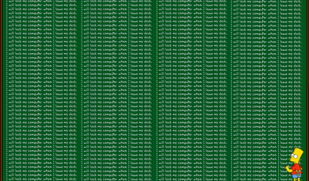 Симпсон возле очень большой школьной доски