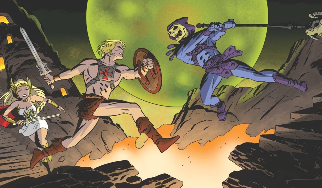 Сражение в мультфильме Хи-Мен и властелины вселенной