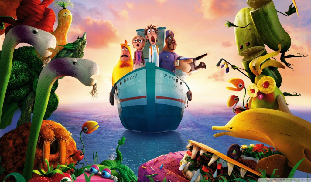 Путешественники прибыли в экзотическую страну, мультфильм