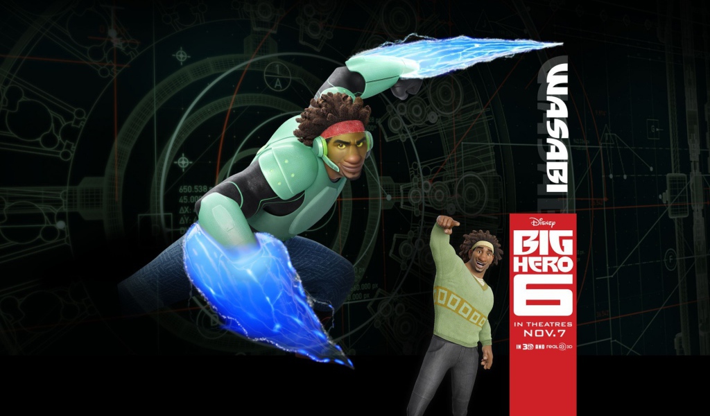 Васаби, мультфильм Город героев