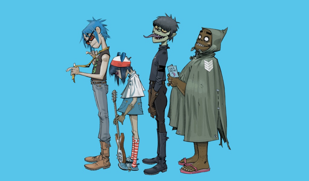 Зомби стоит в очереди, мультфильм