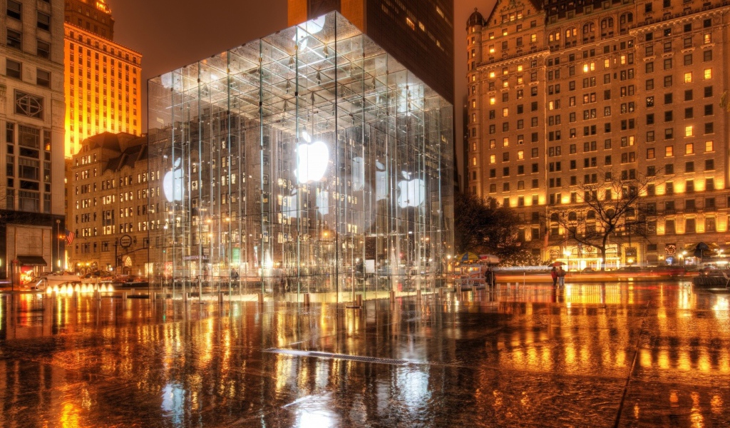 Магазин Эппл в Нью-Йорке