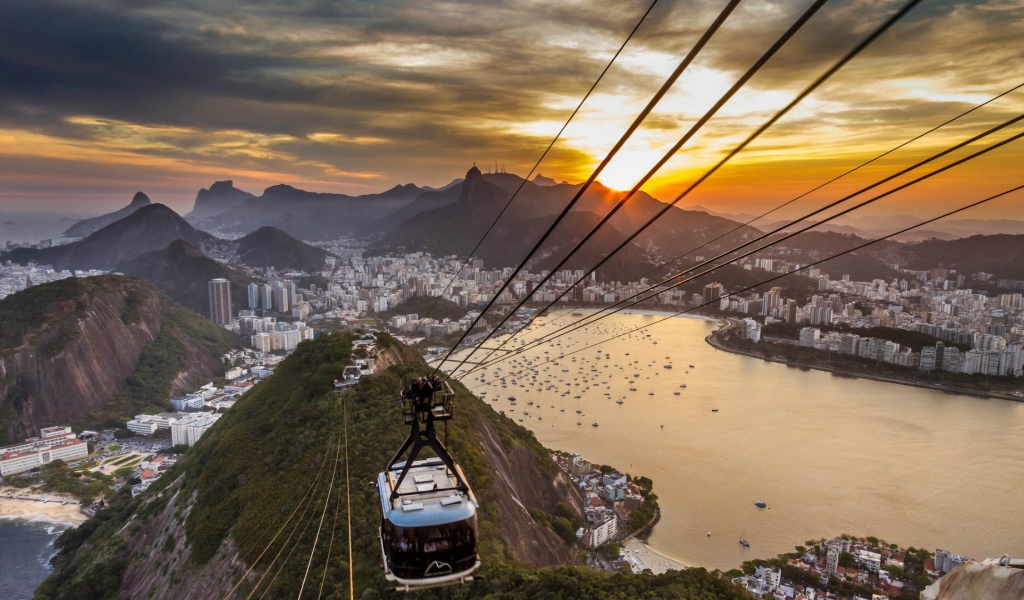 Канатная дорога в Рио-де-Жанейро