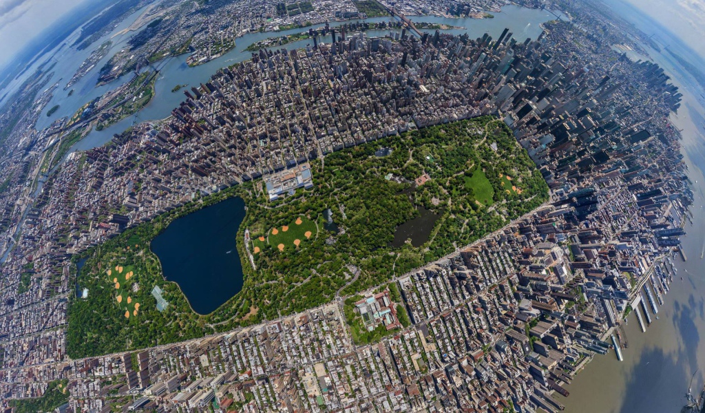 Центральный парк города Нью-Йорк, США