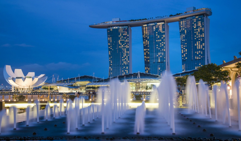 Фонтаны в Сингапуре