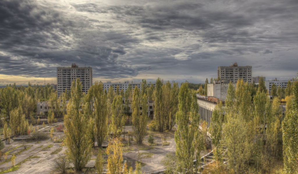 Заброшенный город Припять в Украине