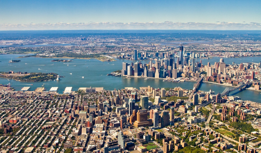 Большая панорама Нью-Йорка