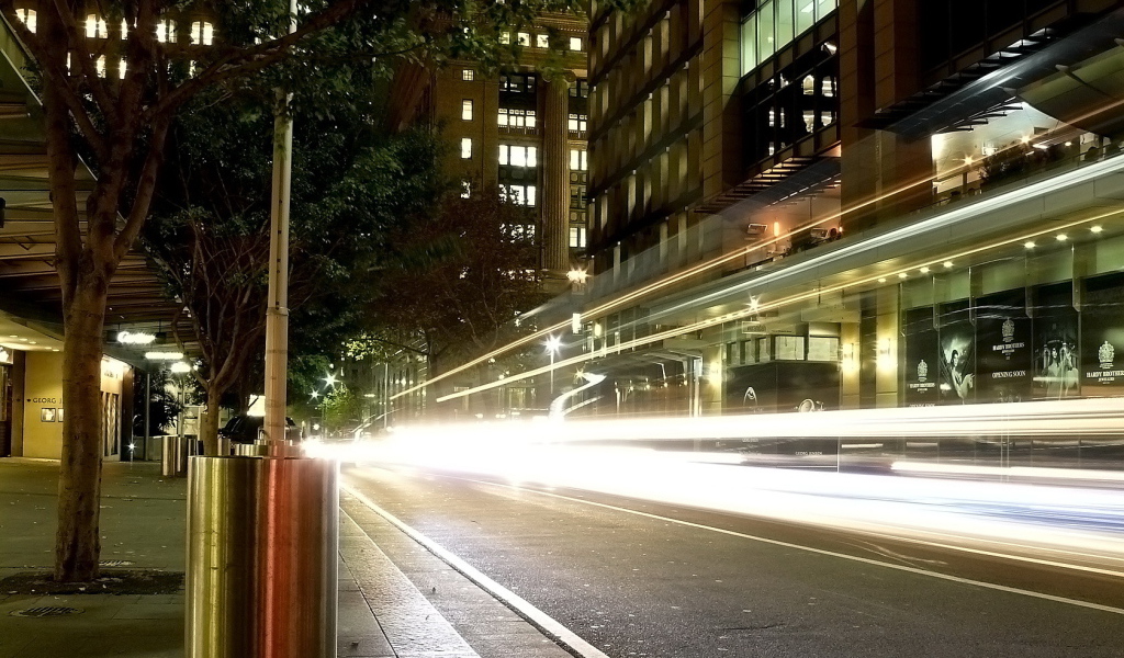 Свет оставленный автомобилями