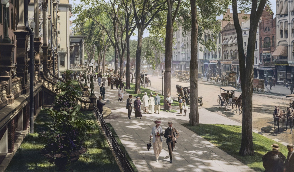 Нью-Йорк в 1915 году