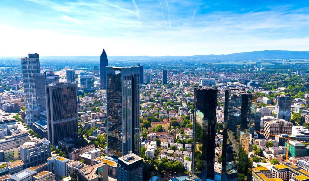 Панорама города Франкфурт
