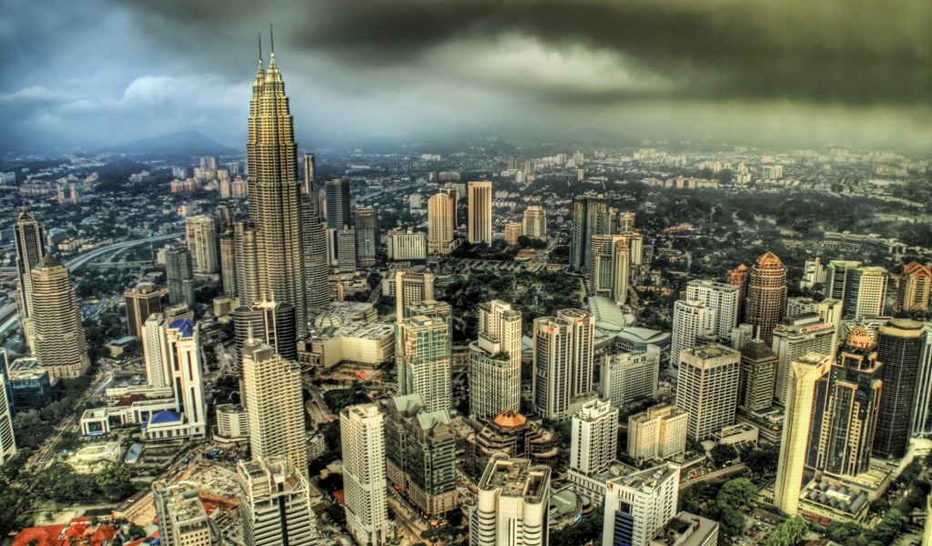 Панорама города Куала-Лумпур