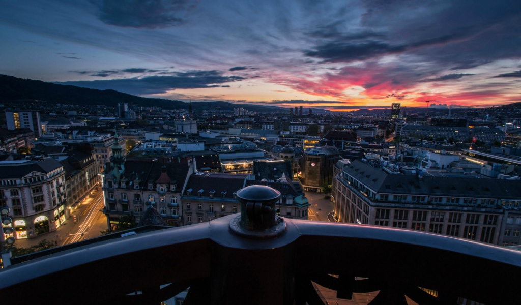 Панорама Цюриха, Швейцария