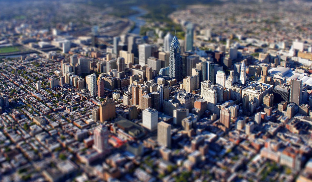 Панорама города Филадельфия