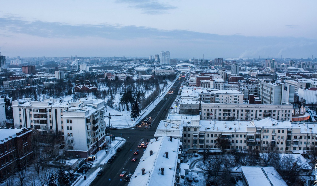 Панорама города Челябинск