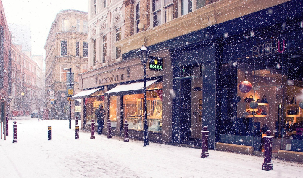 Police Street, Манчестер. Великобритания