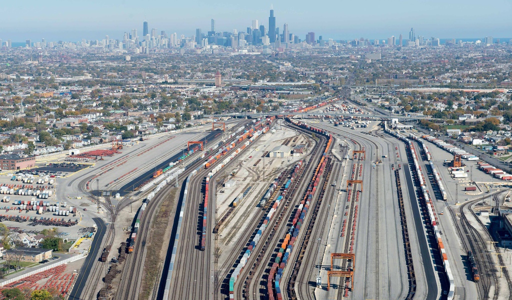 Железная дорога в Чикаго