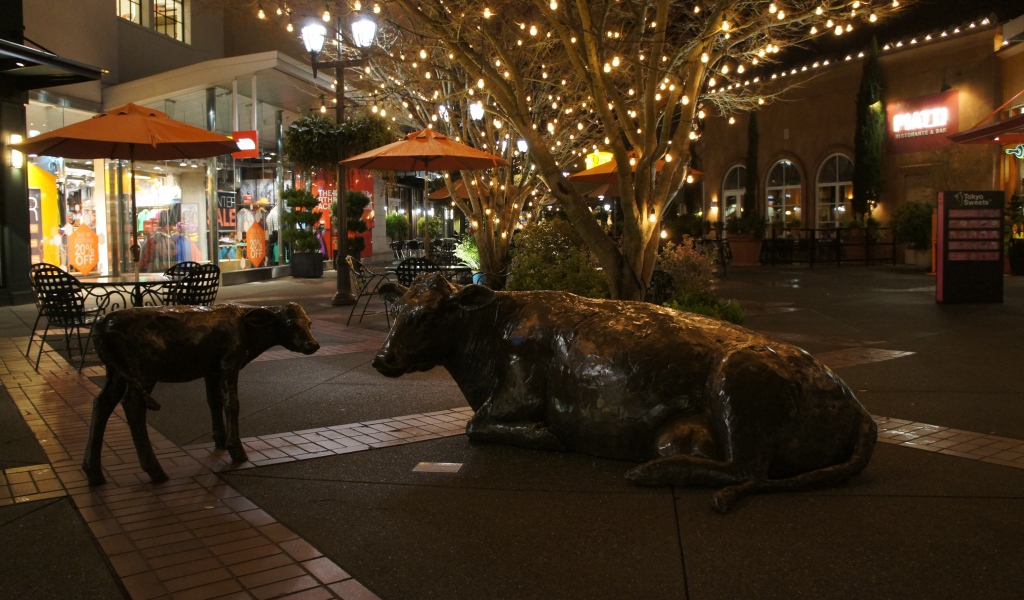 Скульптуры на улице Сиэтла