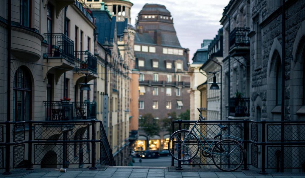 Улица в городе Стокгольм, Швеция