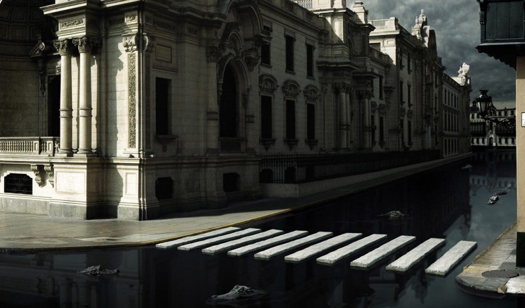 Улица с крокодилами