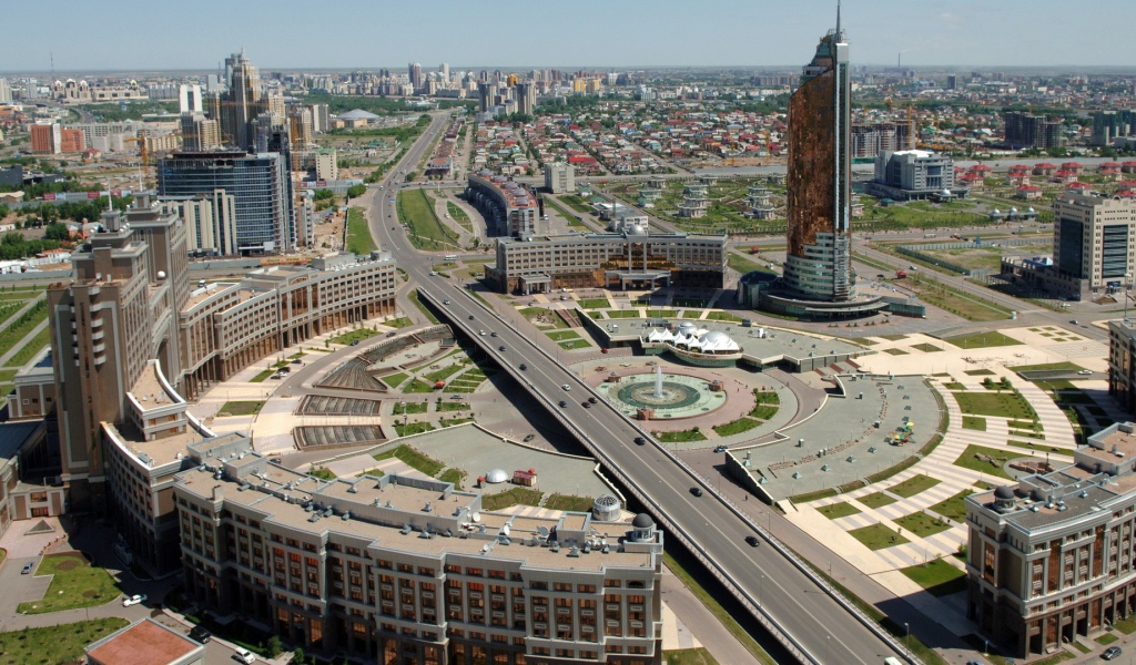 Центральная площадь Астаны, Казахстан
