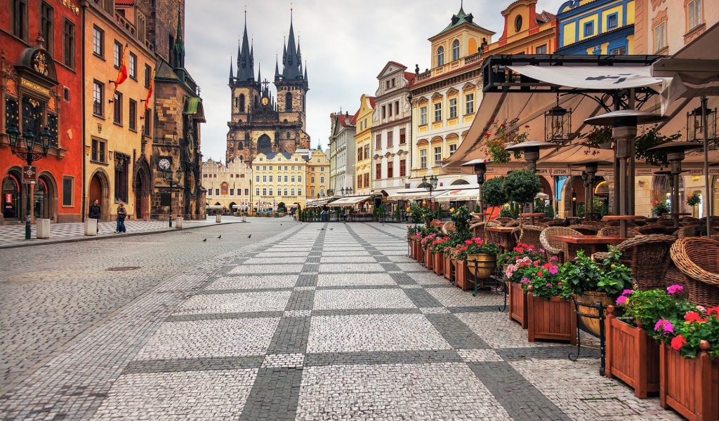 Городская площадь в Праге, Чехия