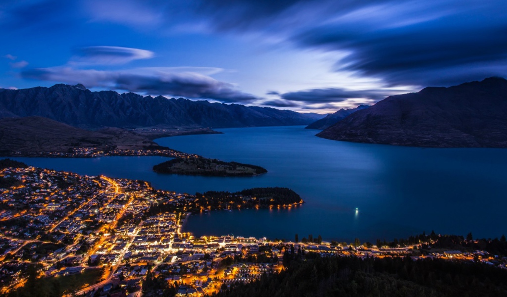 Городок в Новой Зеландии