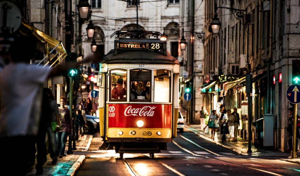 Трамвай в Лиссабоне, Португалия