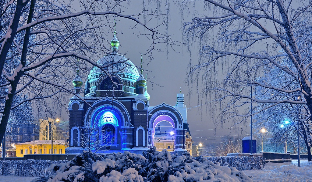 Зимний город Липецк