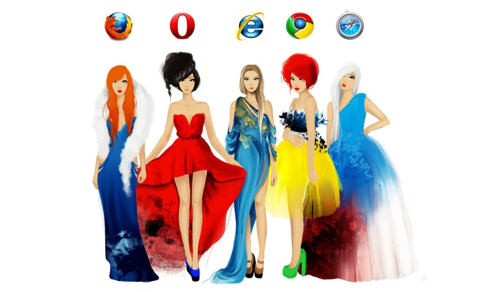Если бы браузеры были девушками