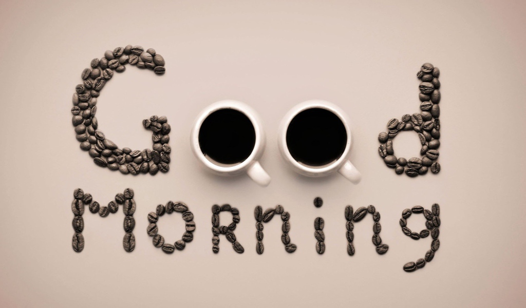 Пара чашек кофе для доброго утра