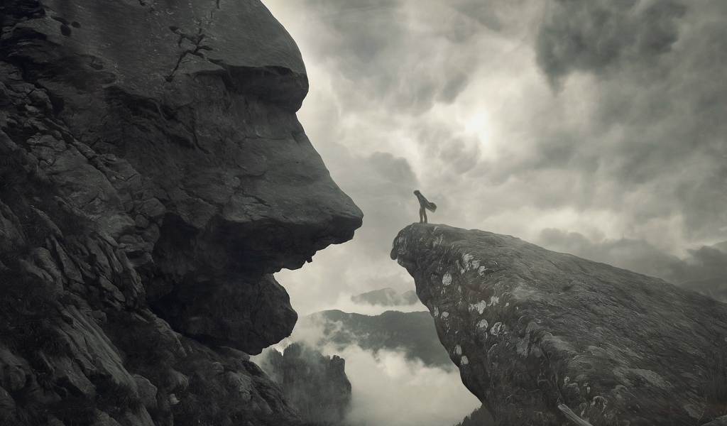 Лицом к лицу с камнем