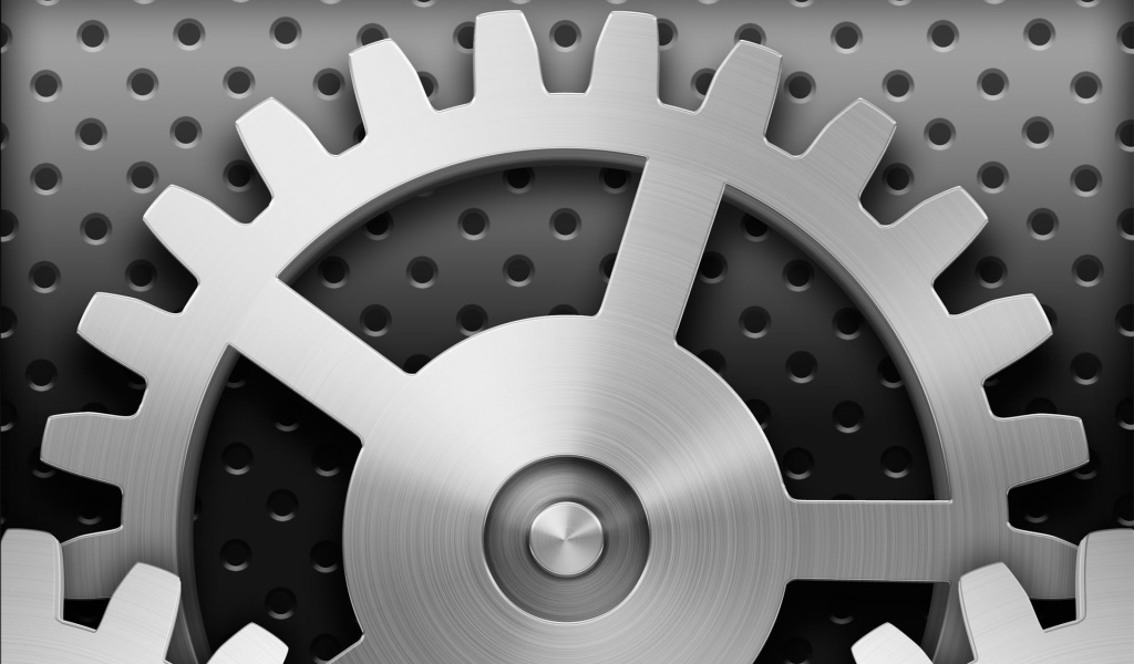 Шестеренки из белого металла