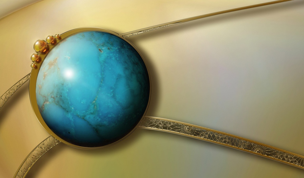 Драгоценный камень в оправе