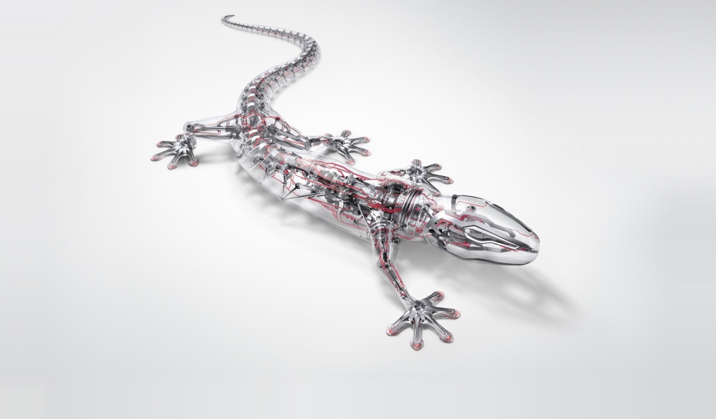 Ящерица плод высоких технологий