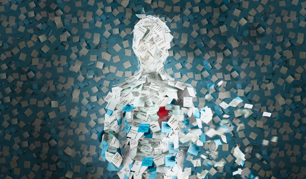 Человек из стикеров