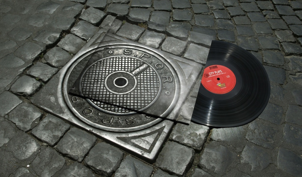 Маскировка конверта для пластинки