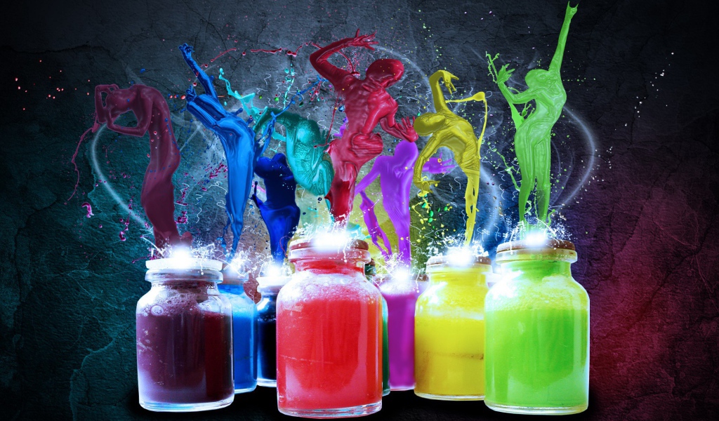 Краски тоже живые